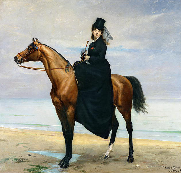 Equestrian Portrait of Mademoiselle Croizette